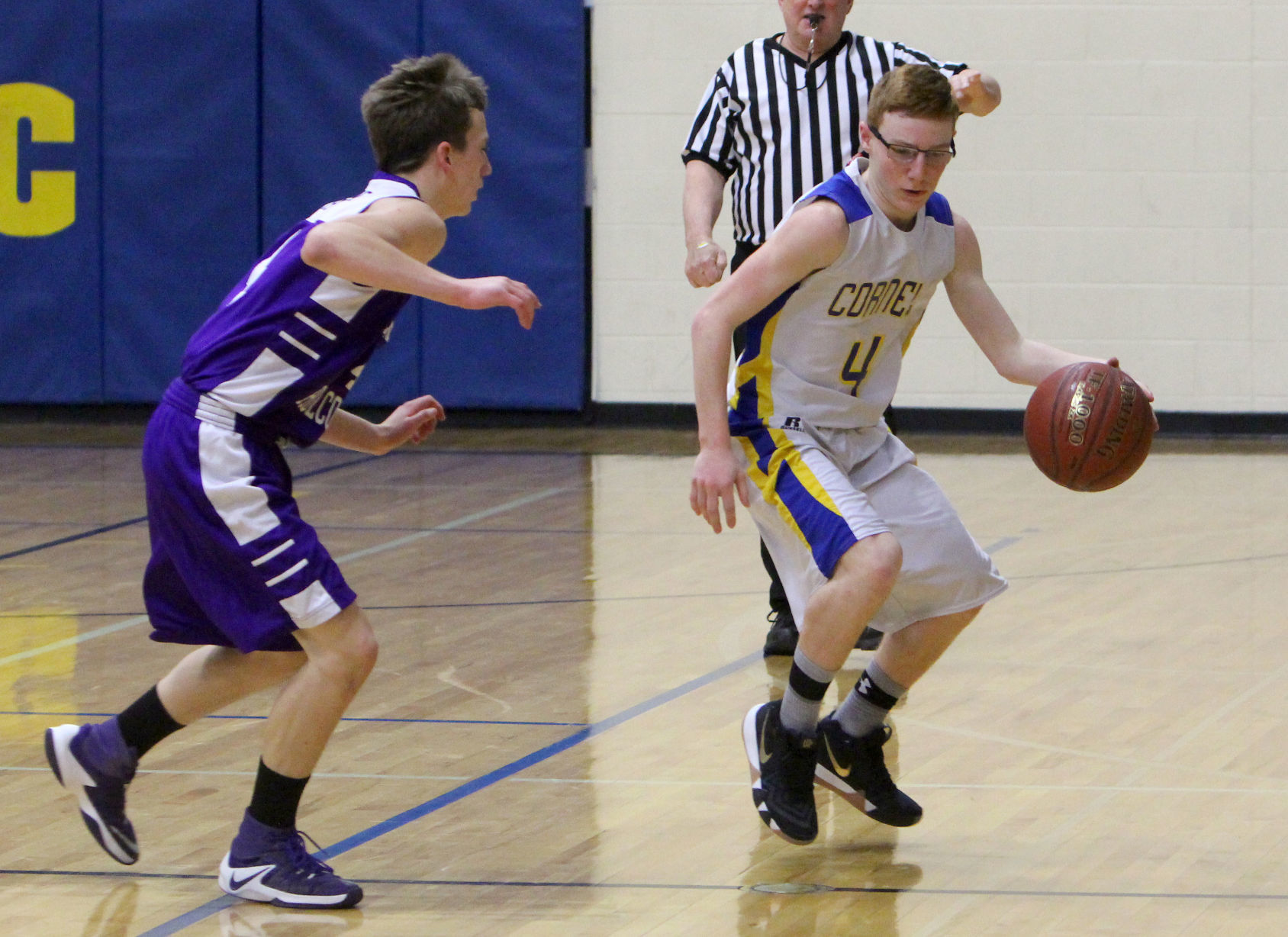 Lake Holcombe at Cornell boys basketball 1-10-19